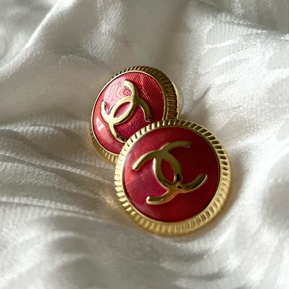 Authentic Statement Chanel Earrings - Picture 2 of 13